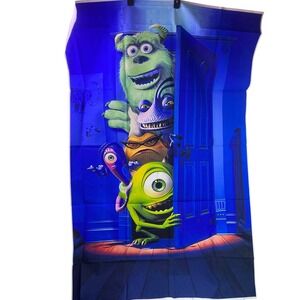Monsters Inc Disney Pixar Birthday Party Backdrop Photo Booth 3ft x‎ 5ft NEW